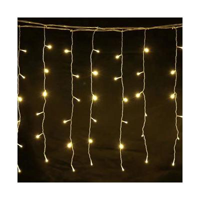 China Top Quality White LED Window String Light Wedding Glitter Curtain Light Waterfall Curtain Led Waterfall Light String Curtain for sale