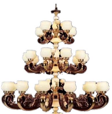 China Modern led chandelier ceiling lights classic chandelier with opalescent glass shades translucent alabaster stone sheet, alabaster spanis for sale