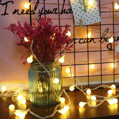 China Outdoor Decoration Battery Led Fairy Garland Led Ball String Lights Decoration Party Supplies Christmas Lights / Indoor for sale