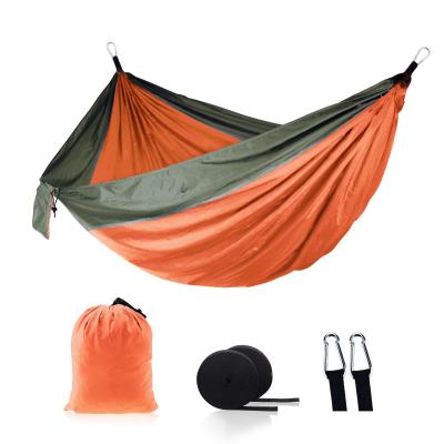 China Multi Color Adult Optional Lightweight Travel Camping Cot Nylon Material Outdoor Portable Hammock Outdoor for sale