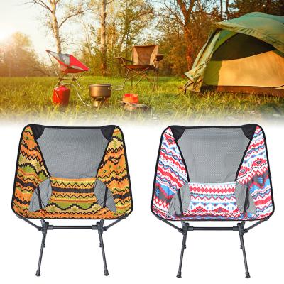 China Modern Wholesale Outdoor Portable Fishing Camping Chair Logo Oxford Camping Chair Folding Chair Custom Made for sale