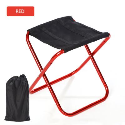 China Pony Zha Fishing Stool Chair Aluminum Alloy Folding Modern Outdoor Stool Chair Portable Camping Beach Chair for sale