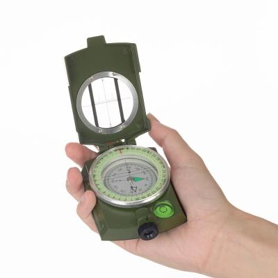 China Outdoor Camping Professional Water Proof Navigation Prismatic Fluorescent Compass For Guide for sale