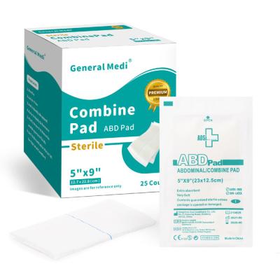 China Improve care & Support role in dressing & High Quality Sterile Disposable Surgical Sponges Surgery Dressing Medical Grade ABD Pads From Supplier Surgery Pack for sale