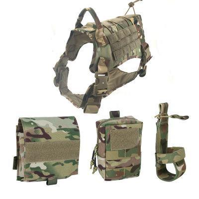 China Outdoor Training Dogs Dog Chest Strap Tactical Military Dog Harness Vest for sale