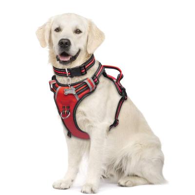 China Dogs Do Not Pull Dog Strap Dog Harness Reflective Leash Harness Collar for sale