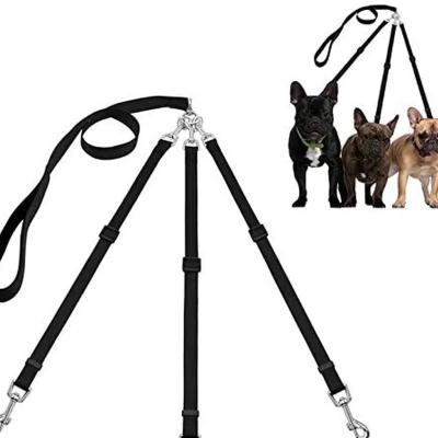 China Popular Wholesale Three in One Nylon Designer Retractable Dog Leash with Soft Protection Grip for sale