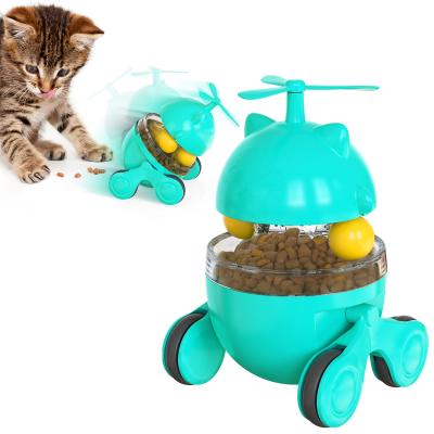 China Self Viable Tumbler Cat Toy Pet Food Ball Feeder Hi Permeable Tease Multifunctional Interactive TeasingSmall Animal IQ Training Toysmping for sale