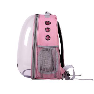 China Breathable Outdoor Portable Transparent Bag Pet Backpack Other Pet Products Cat Bag for sale