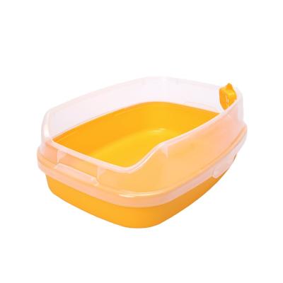 China Large Living Space With Buckle Non Slip Large Cat Litter Box for sale