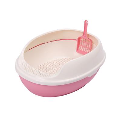 China Egg Shaped Bentonite Convenient Multi Color Cat Litter Box Type Viable for sale