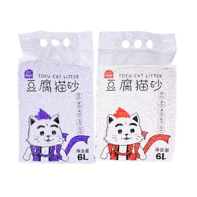 China Large Capacity Cats Activated Carbon Cat Litter Tofu Wholesale Deodorization Cat Litter 6L/2.8KG for sale