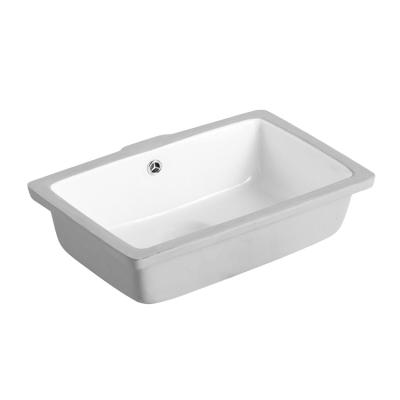 China Modern Wholesale China Bathroom Hand Wash Sink Porcelain Basin Under Counter Sink for sale