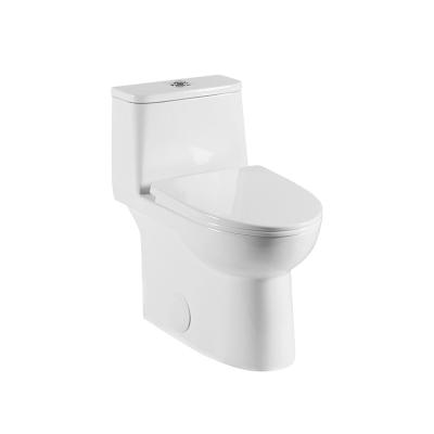 China Double-flush CUPC Toilet American Standard Ceramic Bathroom Toilet One Piece Toilet for sale