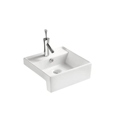 China Wholesale Simple Type Modern Ceramic Wash Cabinet Style Vanity Worktop Basin for sale