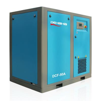 China General industrial oil lubricated injected permanent magnet variable frequency screw air compressor with ABB / Siemens motor for sale