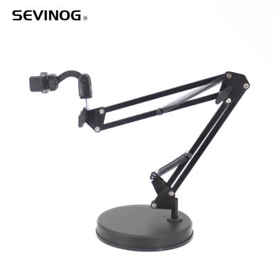 China SEVINOG DEST Metal Scissor Microphone Suspension Arm Stand Adjustable Durable Cell Phone Accuracy Stands for sale