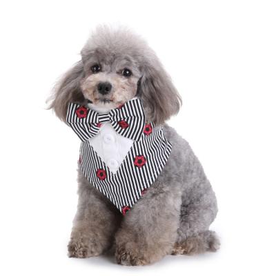 China Viable Wholesale High Quality Dog Cat Pet Striped Bow Tie for sale