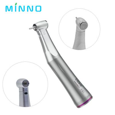 China Dental 1/5 Low Speed Handpiece Increasing Red Ring Contra Angle Internal Water Spray for E-type Motor for sale