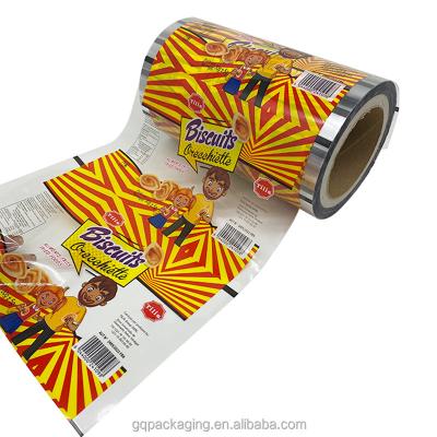 China Gravure Printing Food Packaging Plastic Roll Film Metallized Foil Laminated Aluminum for sale