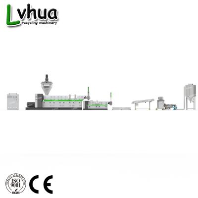 China Automatic Two Stage Plastic Granulator Machine Lvhua PS PP Pellets ABS PE Plastic Recycling Granulator Machine for sale