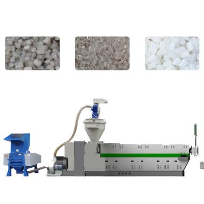 China Factory Lvhua granules pe pp plastic film pelletizing cutting machine for sale