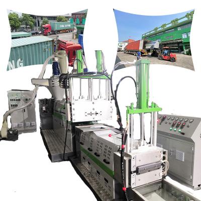 China Compactor Type Pelletizing Plant Lvhua PP PE HDPE LDPE Film Woven Bag Machine for sale