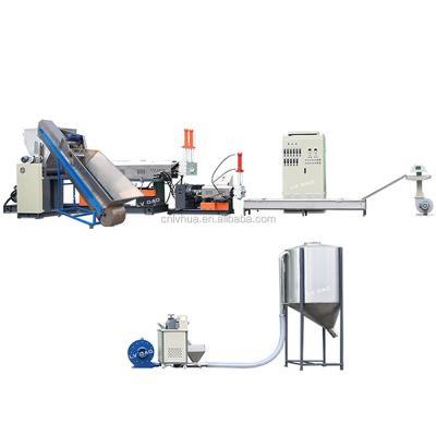 China Plastic Film Diy Screw Feeder Extruder Machine And Recycling Machinery Equipment for sale