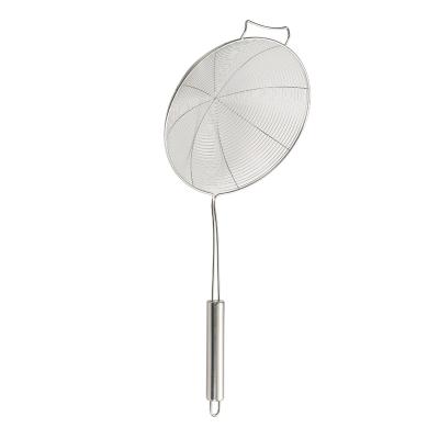 China Stocked Stainless Steel Leak Spoon Household Fishing Dumplings Artifact Kitchen Tools Wholesale Strainer for sale