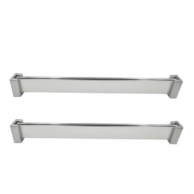 China Modern Wardrobe Accessories Tube Polished Chrome Pipe Clothes Hanging Rail Rob Steel Wardrobe Oval Tube for sale