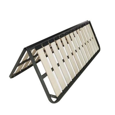 China Factory Price Adjustable Folding Bed Mechanism Storage Queen Size Metal Wood Slat Bed Base Bed Frame (Full Size) for sale