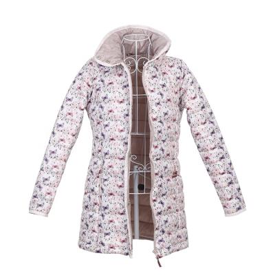 China Wholesale Custom Woman Long Stripper Windproof Quilted Jackets Clothing for sale