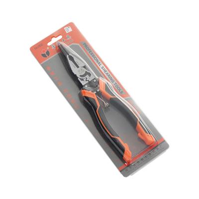 China Not easy to rust Multifunctional Insulated Diagonal Pliers Insulated Diagonal Pliers Wire Cutter Combination Pliers With PVC Handle for sale