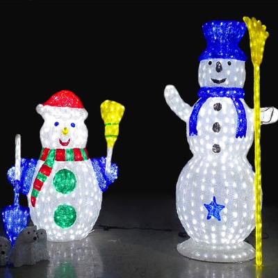 China String Light Outdoor Waterproof Christmas Decoration Lights 3D LED Snowman Theme Lights Animal Christmas Hat for sale