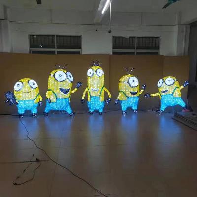 China AC LED Curtain Light Decoration Outdoor Waterproof 2D3d Lighting Design Led Pattern Light Cartoon Pattern Theme Light for sale