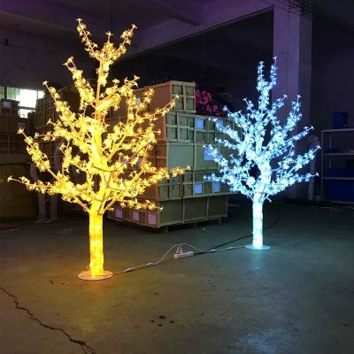 China Super Bright 35W Quality Outdoor Rainproof LED Christmas Tree Decorative LED Crystal Tree Light 1.8m AC LED Curtain Light for sale