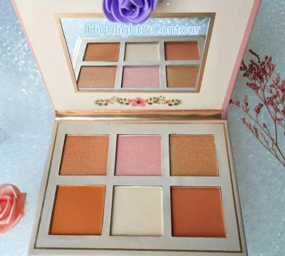 China Waterproof Waterproof Pressed Blush High Makeup Blush Powder Dye Makeup Blusher Palette For Sale for sale