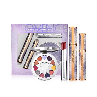 China High Quality Water Resistant Cosmetics Makeup Set Lipstick Eyeshadow Mascara Set For Sale for sale