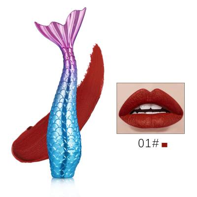 China Wholesale Mermaid Lip Gloss Vegan Waterproof High Gloss Liquid Lipstick Lip Gloss Lip Gloss for sale