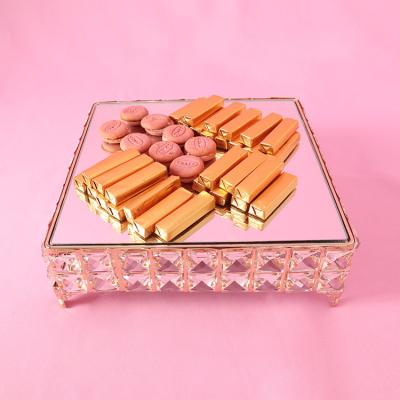 China 2021hot sale happy new year party supplies craft supplies cake decorating baking wedding favors gold silver cake dessert sets for sale