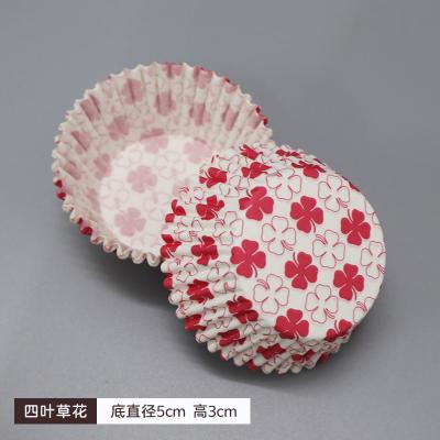 China 2021 Disposable Birthday Party Supplies Cake Baking Tools Store Accessories Valentine Gifts Color Printing Round Shape Muffin Cup for sale