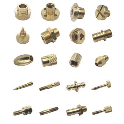 China Custom Manufacturing Equipment Screws Nuts - And - Bolts Set Precise High Precision Brass CNC Machining Part for sale