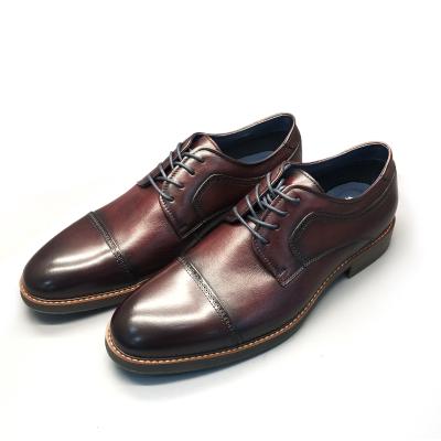 China New Style High Quality Fashion Breathable Genuine Leather Men's Formal Shoes for sale