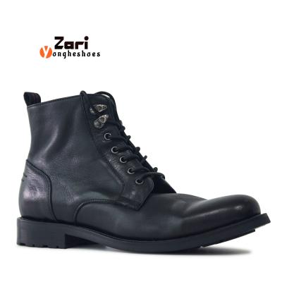 China Designer Men Formal Leather Stylish Shoes Boots Flat Martens for sale