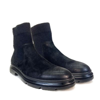 China OEM Round Wholesale Competitive Price Chelsea Boot Fashionable Ankle Boot for sale