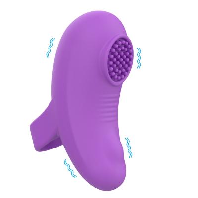 China 10 Frequency Vibrating Vibrator 10 Frequency Mini Finger Vibrator Soft Silicone Clitoris Stimulation Brush Massager Girls Masturbation Vibrator for sale