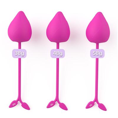 China New waterproof kegel balls 3 sets kegel exercise adult sex product waterproof touch vibration for female vagina tightening for sale