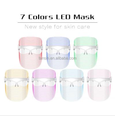 China Skin Tightening Spa LED Light Therapy Skin Care LED Mask Facial Colorful LED Mask Beauty Home for sale