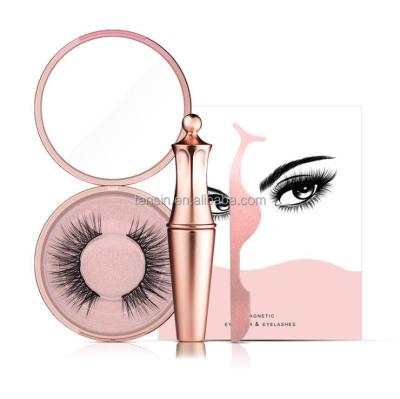 China Factory Hot Sales Waterproof Waterproof False Magnetic 5 Magnets Eyelash Kit for sale