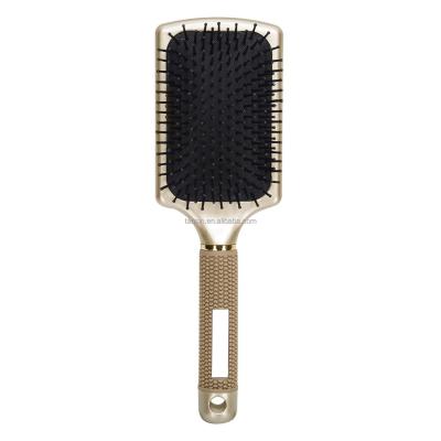 China Palette Factory Hot Sales Customized Blow Dry Massage Gold Palette Hair Brush for sale